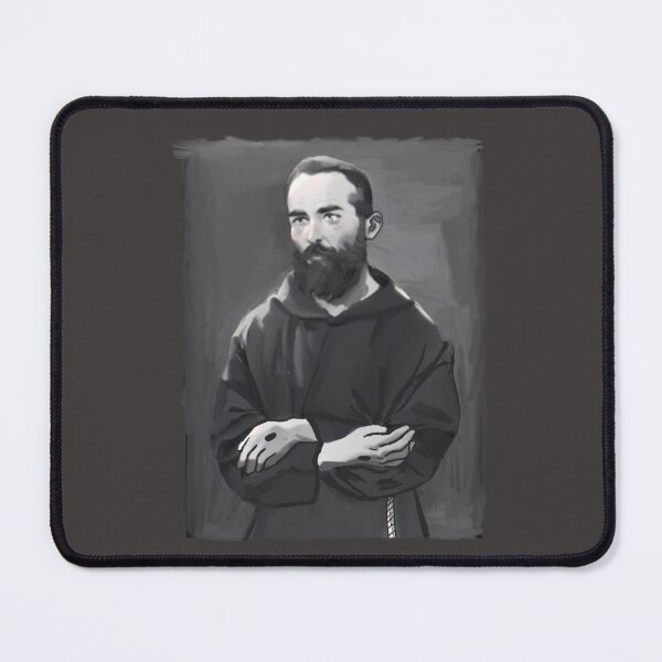 Item preview, Saint Padre Pio designed and sold by HappyRandomArt.