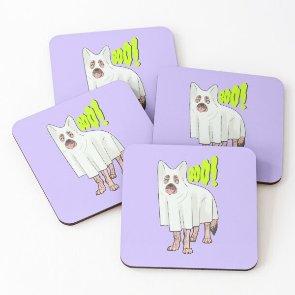 Item preview, German shepherd Halloween ghost lilac designed and sold by Itsdomd.
