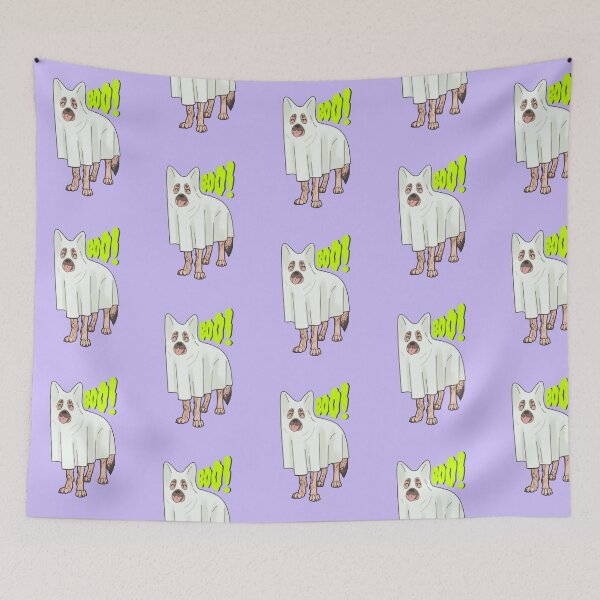 Item preview, German shepherd Halloween ghost lilac designed and sold by Itsdomd.
