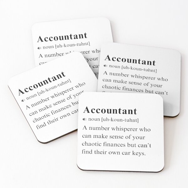 Item preview, Accountant - Humorous Vocabulary Definition. Number Whisperer designed and sold by PrintWizardArt.