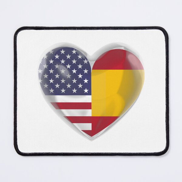 Item preview, American in Spain - Spanish in America - USA SPAIN designed and sold by soniaaseguin.