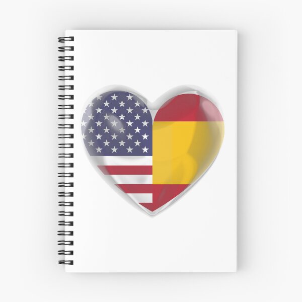 Item preview, American in Spain - Spanish in America - USA SPAIN designed and sold by soniaaseguin.