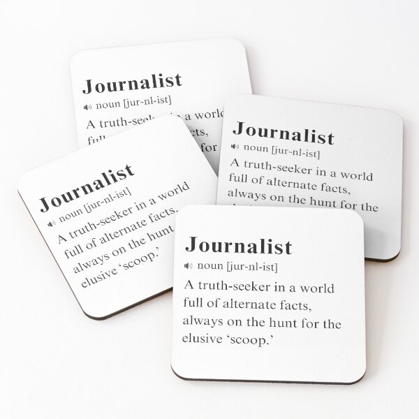 Item preview, Journalist - Humorous Vocabulary Definition. Truth-Seeking Reporter designed and sold by PrintWizardArt.