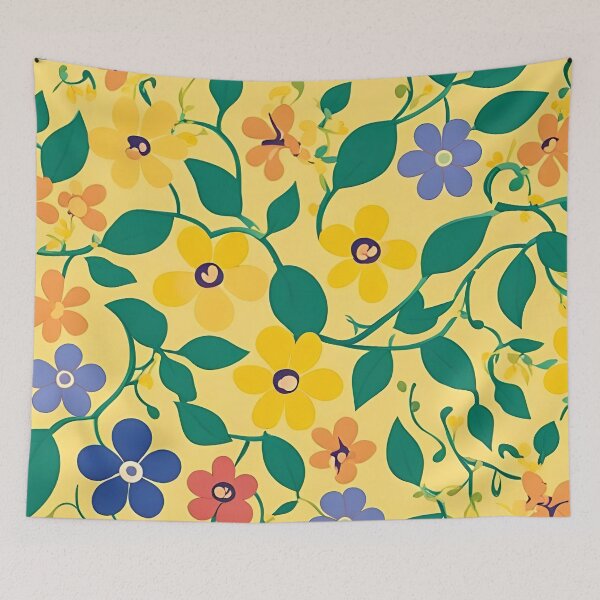 Item preview, Adorable Flowers Pattern designed and sold by SeamCraft.