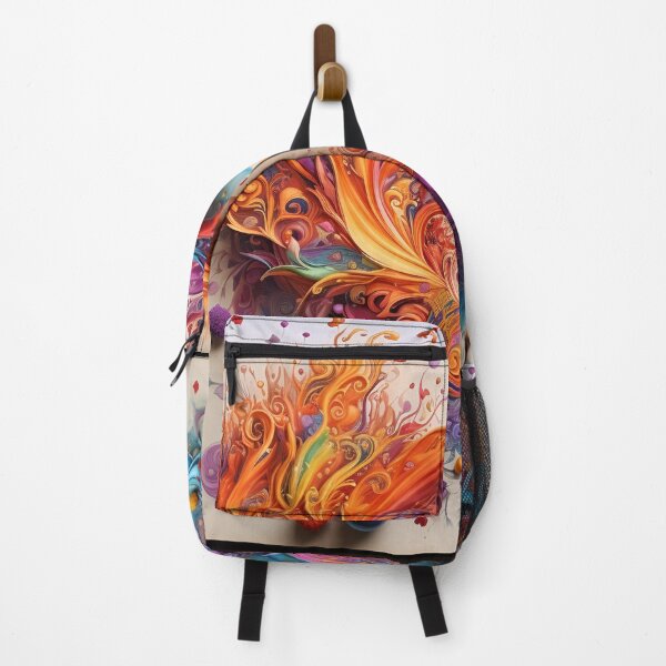 Item preview, Colorful abstract book digital art print designed and sold by dcrc.