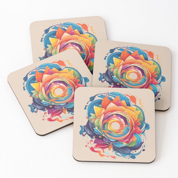 Item preview, Abstract chakra visualization designed and sold by InkElemental.