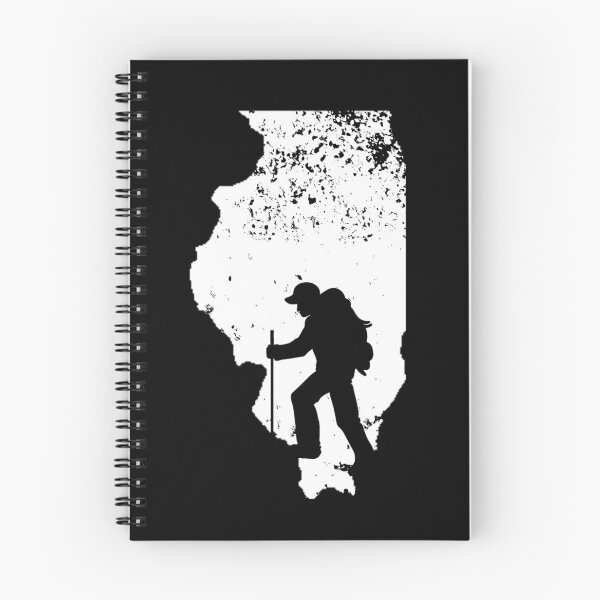 Item preview, Illinois Hiker Shirt Love Mountain Hiking Distressed Gear designed and sold by DynamicDesign.