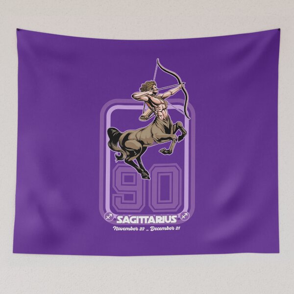 Item preview, Sagittarius Born in 1990 Zodiac star sign horoscop designed and sold by PURPLERAIN99.