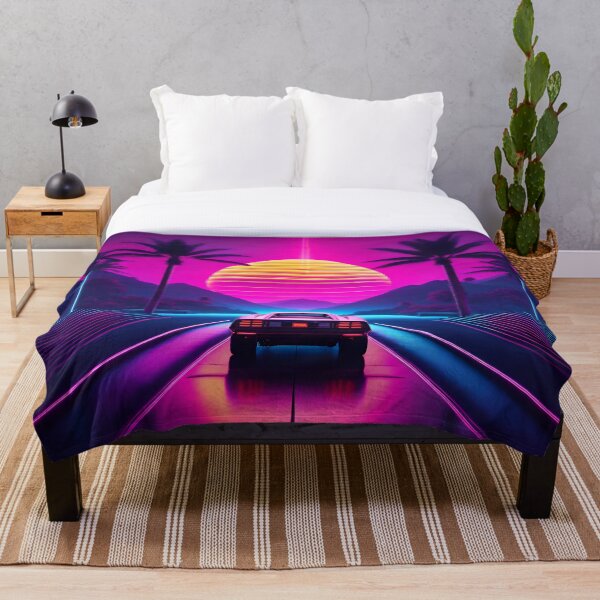 Item preview, Viviendo el sueño: arte retro Synthwave designed and sold by galactify.