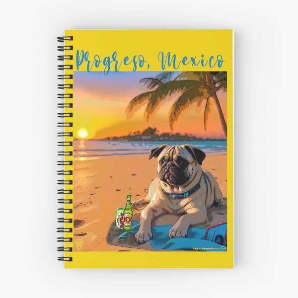 Item preview, Pug en México 15 PROGRESO designed and sold by RedBluffTraders.