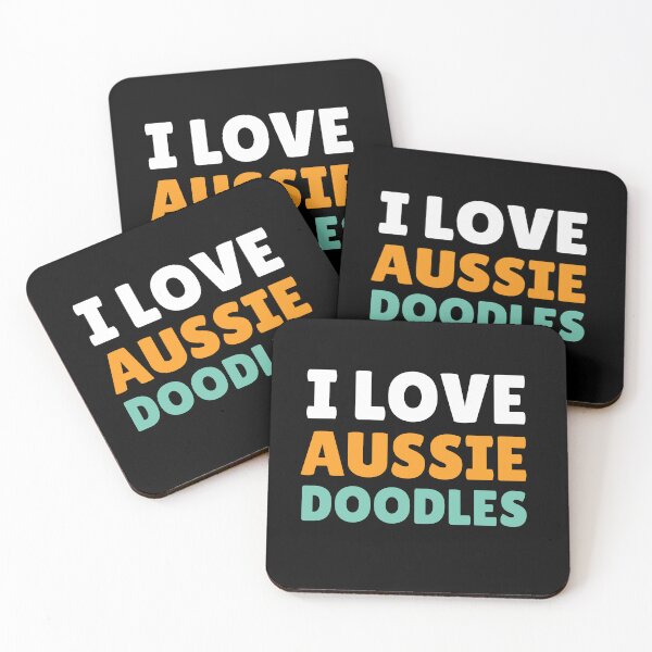 Item preview, Copy of I Love Aussiedoodles Gift  designed and sold by Guarddogdrive.
