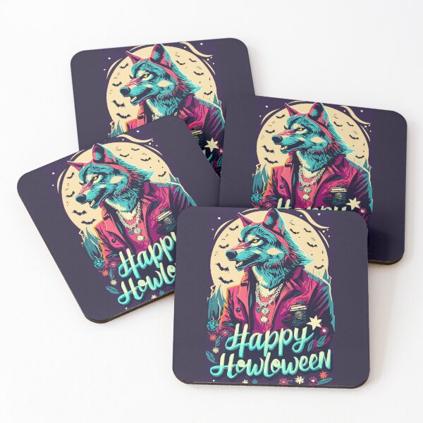Artikelvorschau, Fröhliches Howloween Wolfman entworfen und verkauft von Ellimade.