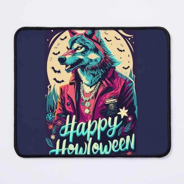 Artikelvorschau, Fröhliches Howloween Wolfman entworfen und verkauft von Ellimade.