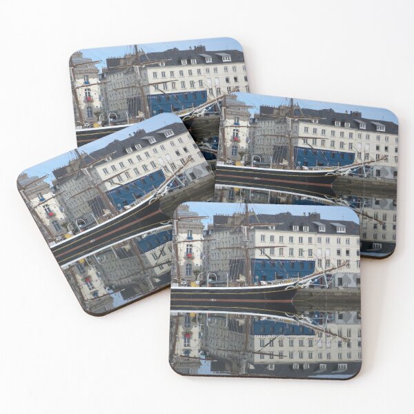 Item preview, Reflection of the curved profile of a boat in the water designed and sold by alanoix.