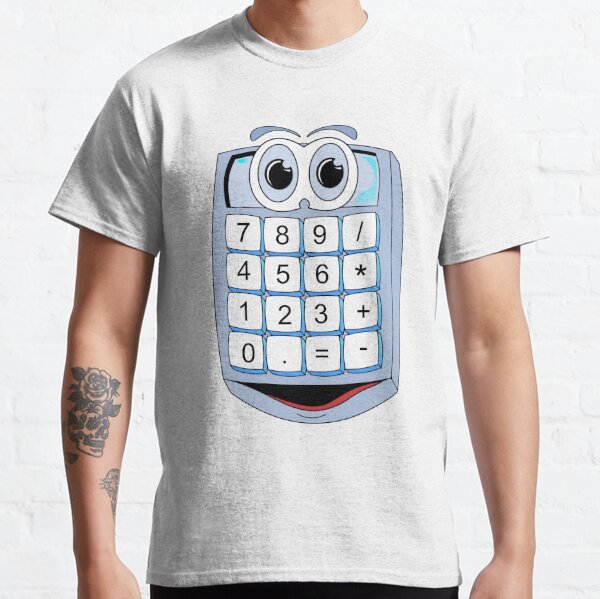 Calculator Cartoon Classic T-Shirt