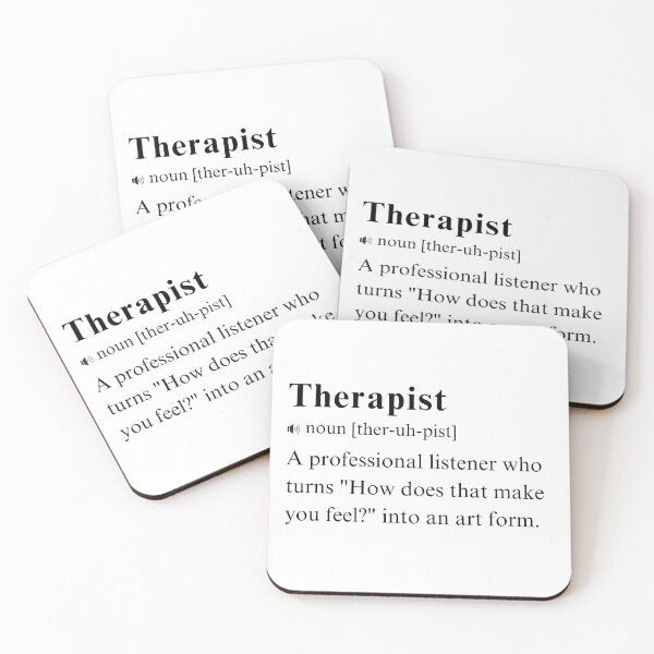 Item preview, Therapist - Humorous Vocabulary Definition. Feelings Whisperer designed and sold by PrintWizardArt.