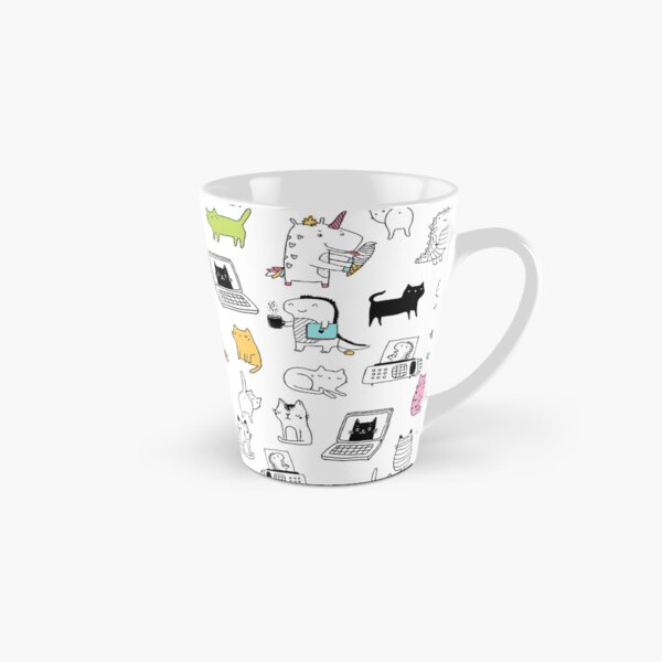 Vista previa del artículo con la obra «Gatos, dinosaurios y unicornios. Set de pegatinas.», diseñado y vendido por kostolom3000.