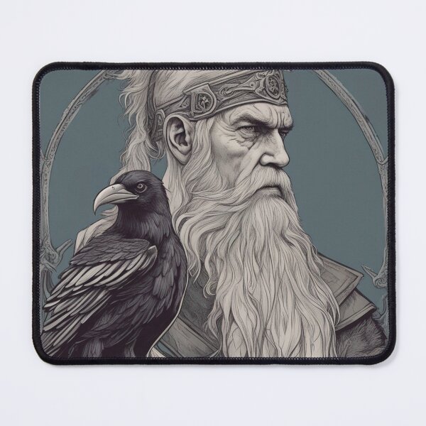 Item preview, Wisdom's Feathered Sentinel designed and sold by Feathers & Futhark.