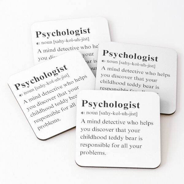 Item preview, Psychologist - Humorous Vocabulary Definition. Mind Detective designed and sold by PrintWizardArt.