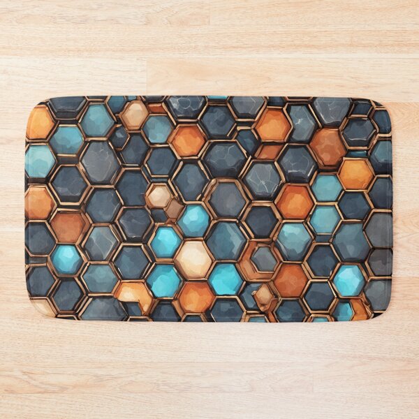Item preview, Hexagon Tiles Design designed and sold by SeamCraft.