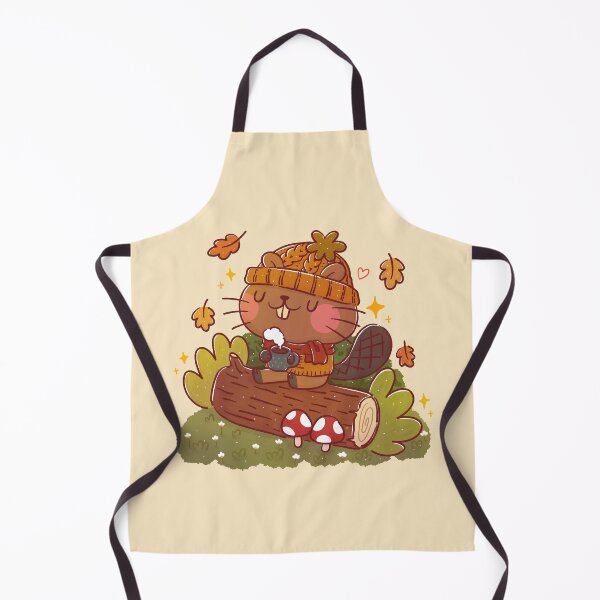 Item preview, Cute Autumn Beaver designed and sold by NasDoodleArt.