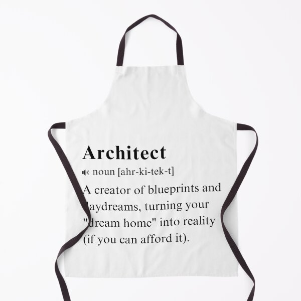 Item preview, Architect - Humorous Vocabulary Definition. Dreams to Reality designed and sold by PrintWizardArt.