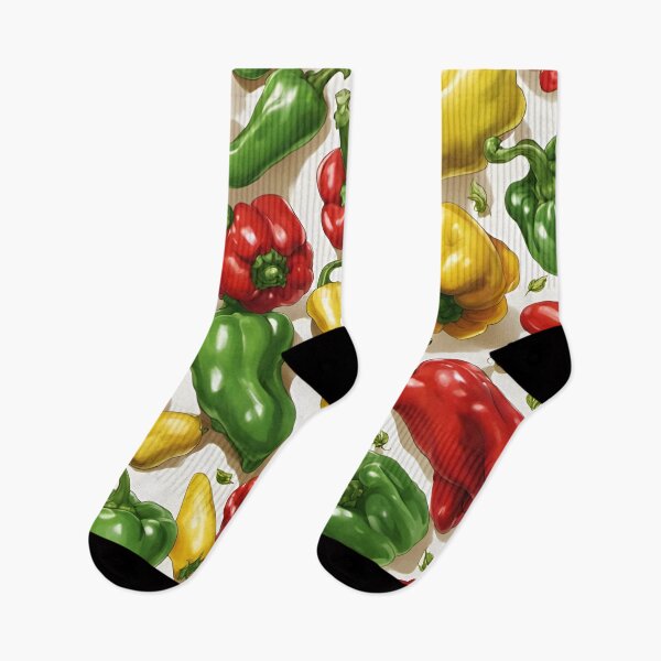 Item preview, Green, Yellow and Red Peppers designed and sold by SeamCraft.