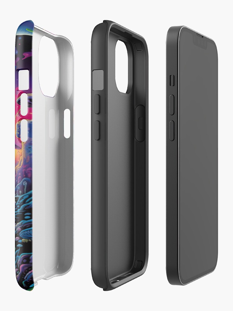 Psychedelic Mushroom - A Trippy Journey Into the Unknown iPhone Case