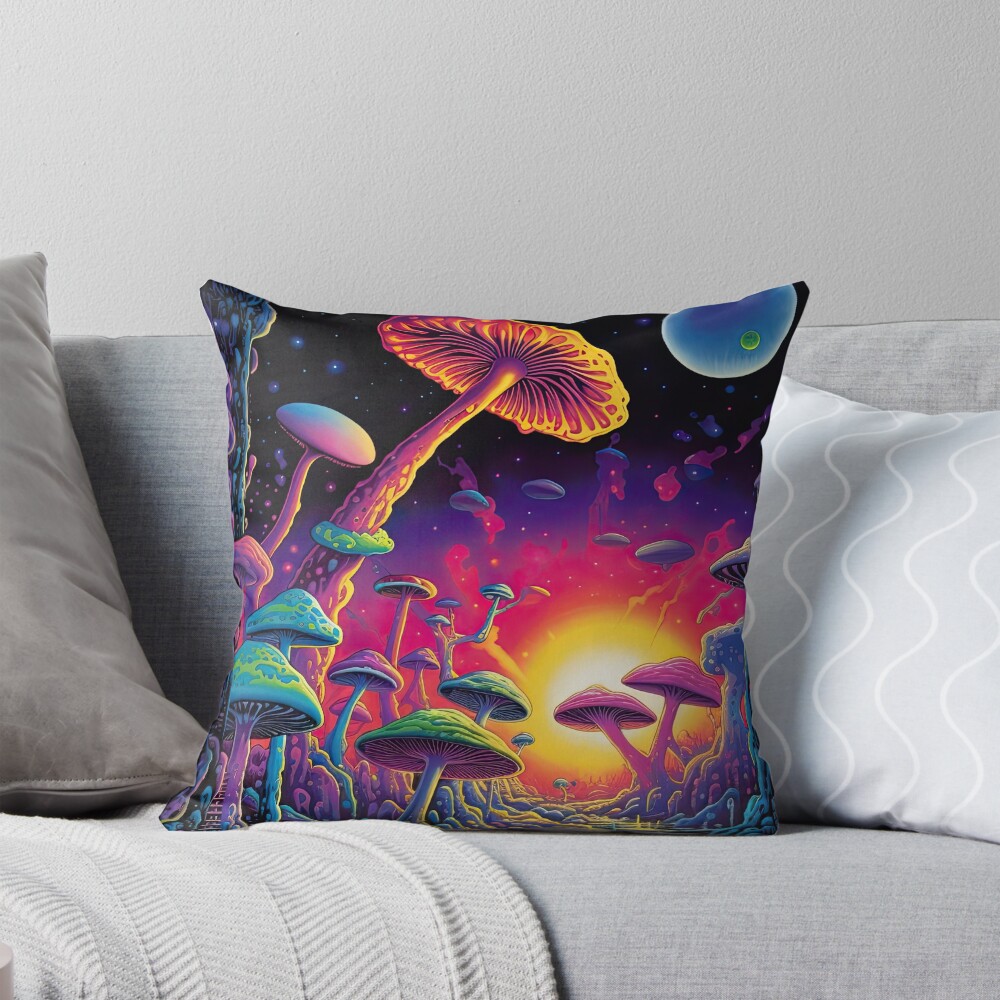 Psychedelic Mushroom - A Trippy Journey Into the Unknown iPhone Case