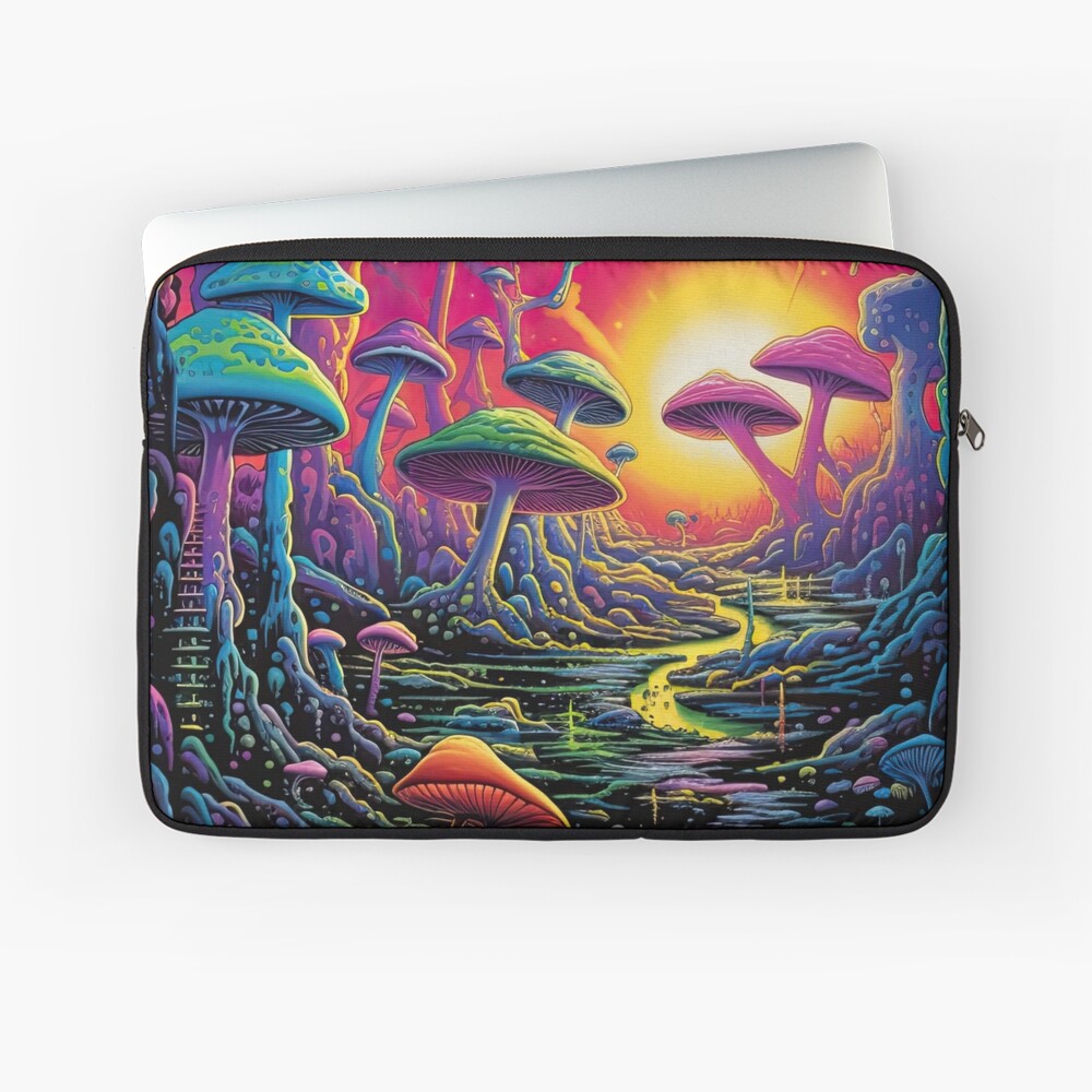 Psychedelic Mushroom - A Trippy Journey Into the Unknown iPhone Case