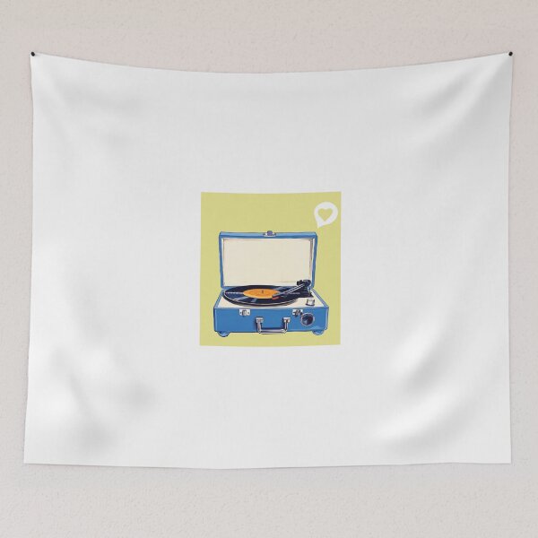 Item preview, Blue Vinyl Record Player designed and sold by Nice En.