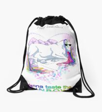 Taste the rainbow Drawstring Bag