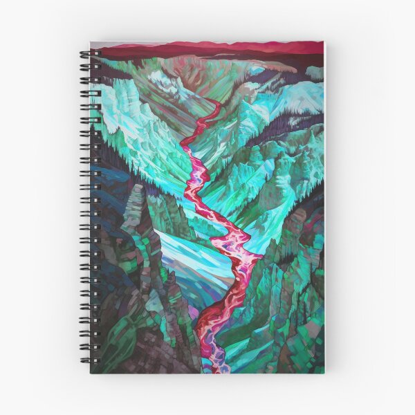 Item preview, Yellowstone National Park Waterstream, Wyoming, U.S.A, Turquoise, AI Generated Art - A Breathtaking, Rugged American Wilderness designed and sold by studioSharonKay.