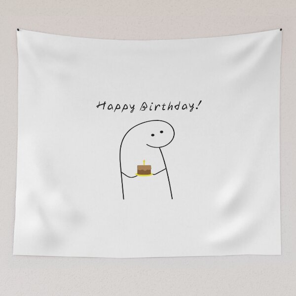 Item preview, Happy Birthday Flork Meme Reaction  designed and sold by ShopKate.