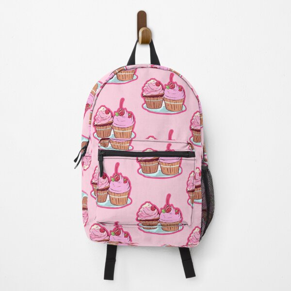 Item preview, Raspberry Sorbet Ice Cream Cupcake Happy Cartoon Anime designed and sold by Whisky1111.