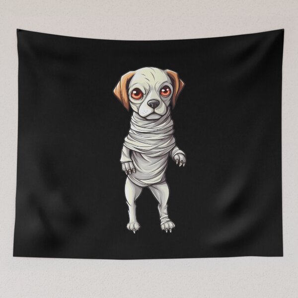 Item preview, Halloween Mummy Dog: Wrapped in Spookiness designed and sold by hamishby.