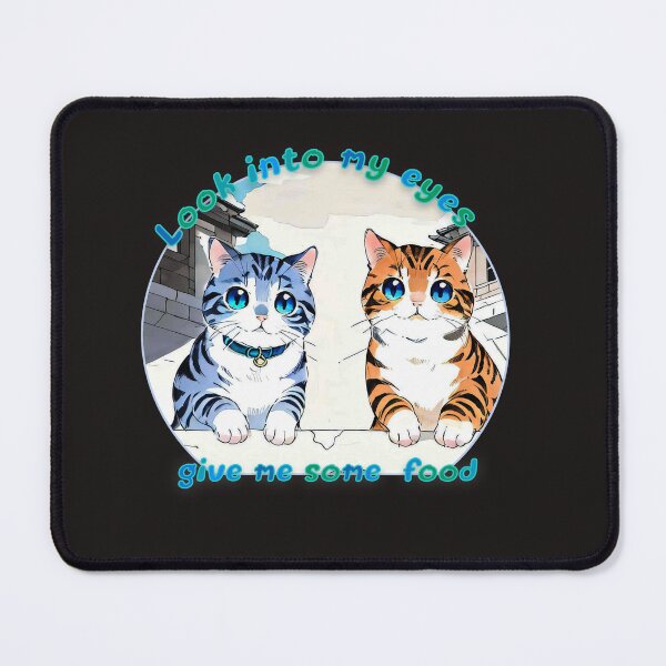 Item preview, The cat stared into our eyes - give me some food designed and sold by mamacub.