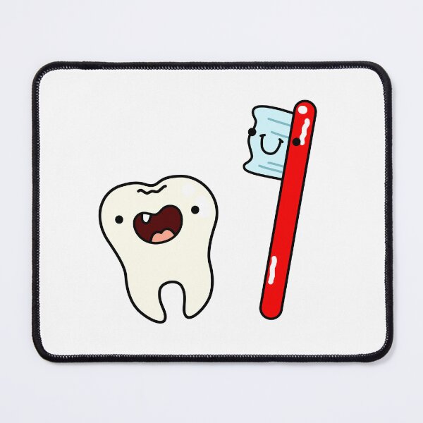 Item preview, Kawaii Tooth and Toothbrush Pair designed and sold by kawaiilife.