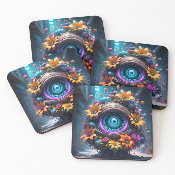 Item preview,  Floral Neon Watcher. designed and sold by ExtraEm.