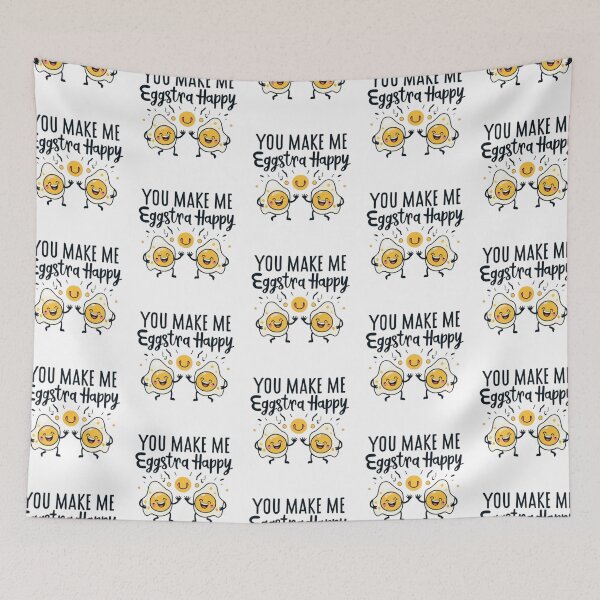 Item preview, Playful Egg Friends T-Shirt - 'You Make Me Eggstra Happy designed and sold by lemamis.