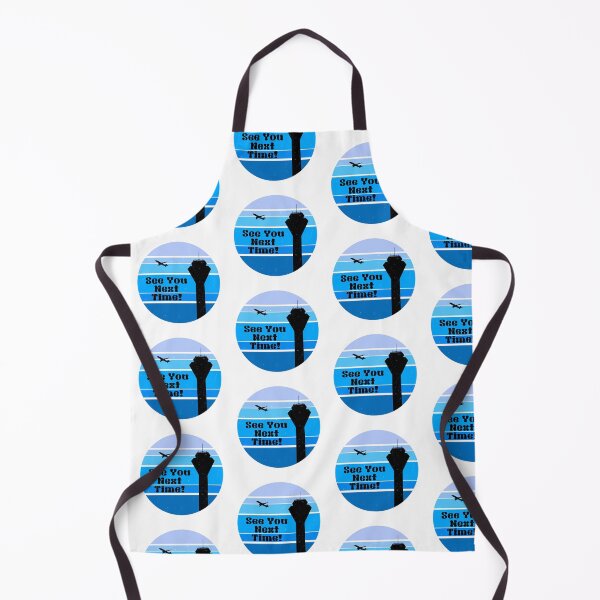 Item preview, See You Next Time Air traffic control tower dudes (Blue) designed and sold by AdventuresOy.