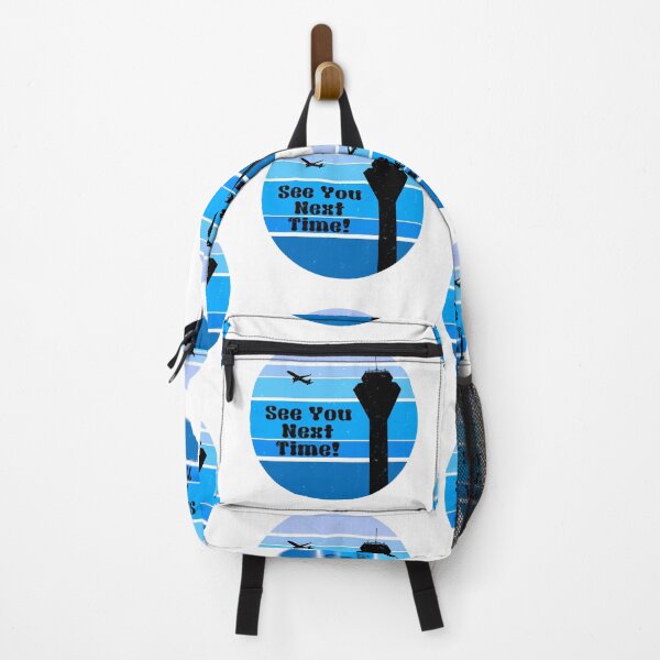 Item preview, See You Next Time Air traffic control tower dudes (Blue) designed and sold by AdventuresOy.