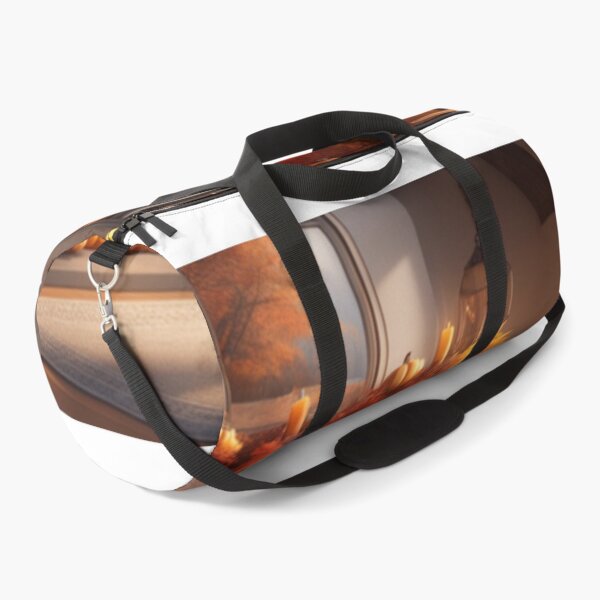 Item preview, Cozy Autumn Fireplace Ambience designed and sold by HOMEDESIGNPRINT.