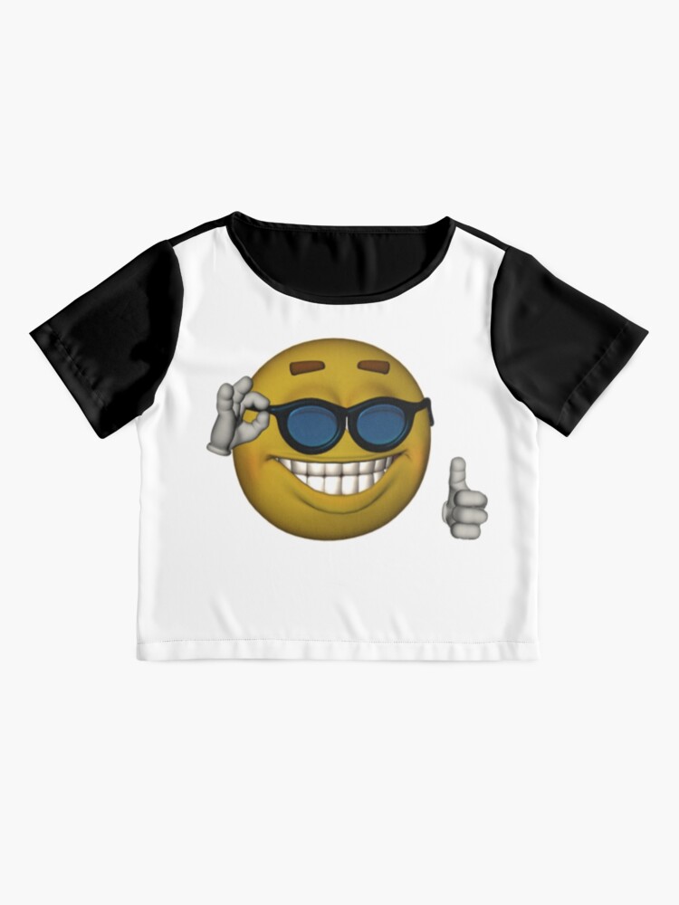 "Smiley Face Sunglasses Thumbs Up Emoji Meme Face" T-shirt ...