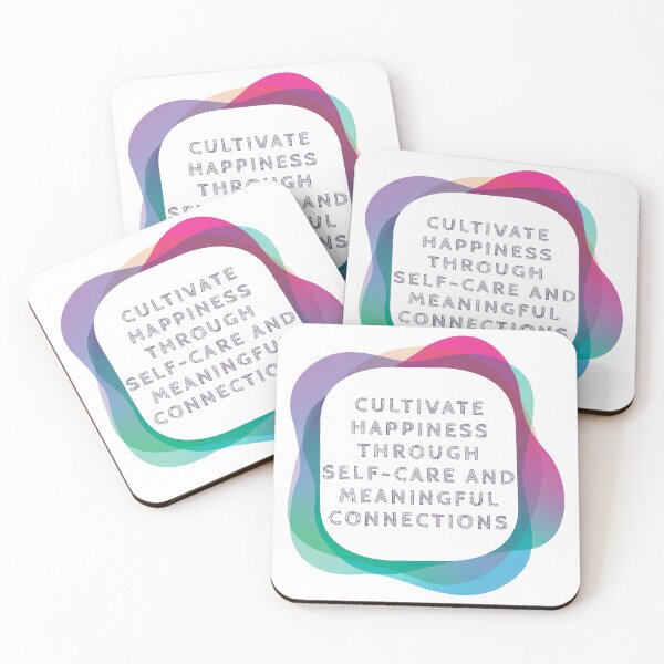 Item preview, Cultivate happiness through self-care and meaningful connections designed and sold by DC Shop.
