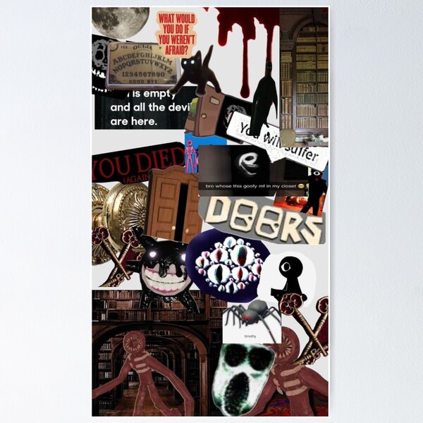 Roblox DOORS - Old Version of Seek Monster  Poster for Sale by