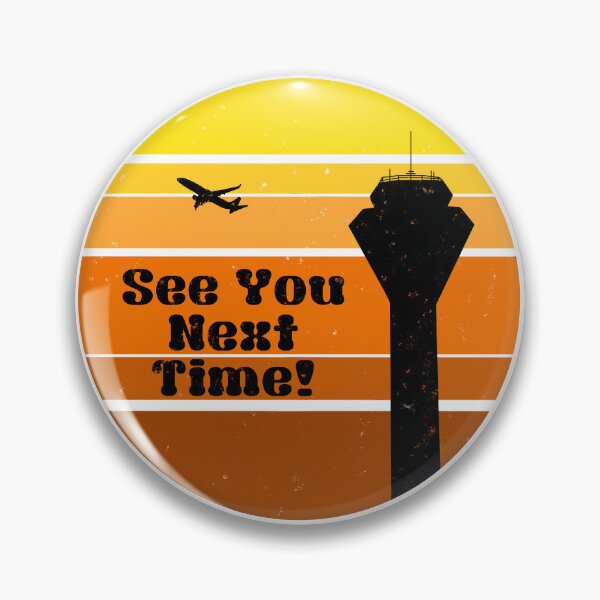 Item preview, Copy of See You Next Time Air traffic control tower dudes (Orange) designed and sold by AdventuresOy.