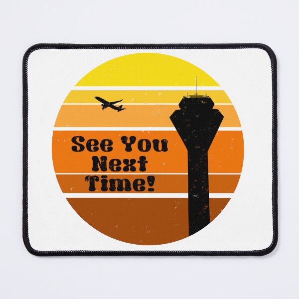 Item preview, Copy of See You Next Time Air traffic control tower dudes (Orange) designed and sold by AdventuresOy.