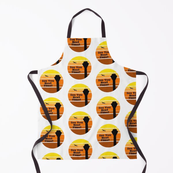 Item preview, Copy of See You Next Time Air traffic control tower dudes (Orange) designed and sold by AdventuresOy.