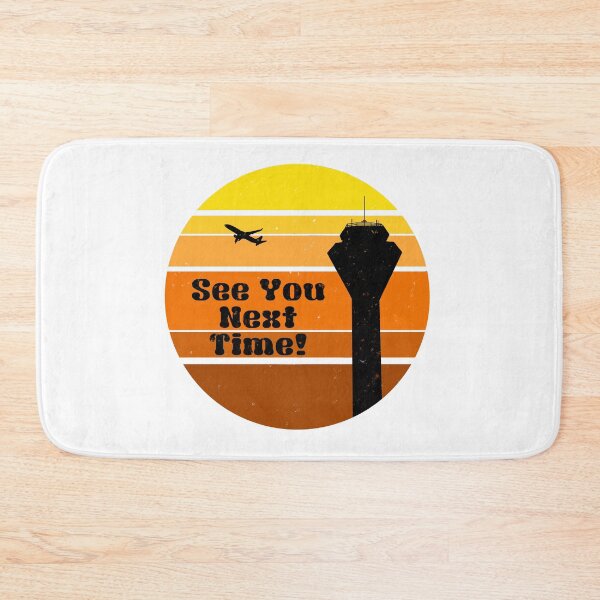 Item preview, Copy of See You Next Time Air traffic control tower dudes (Orange) designed and sold by AdventuresOy.